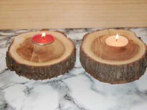 2 x single tealight holder