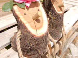 Log Man Planter