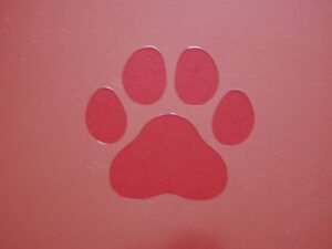 Paw Print Stencils